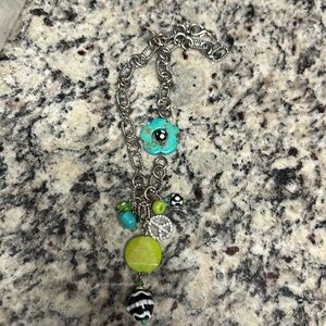 ‘Bobble accent necklace